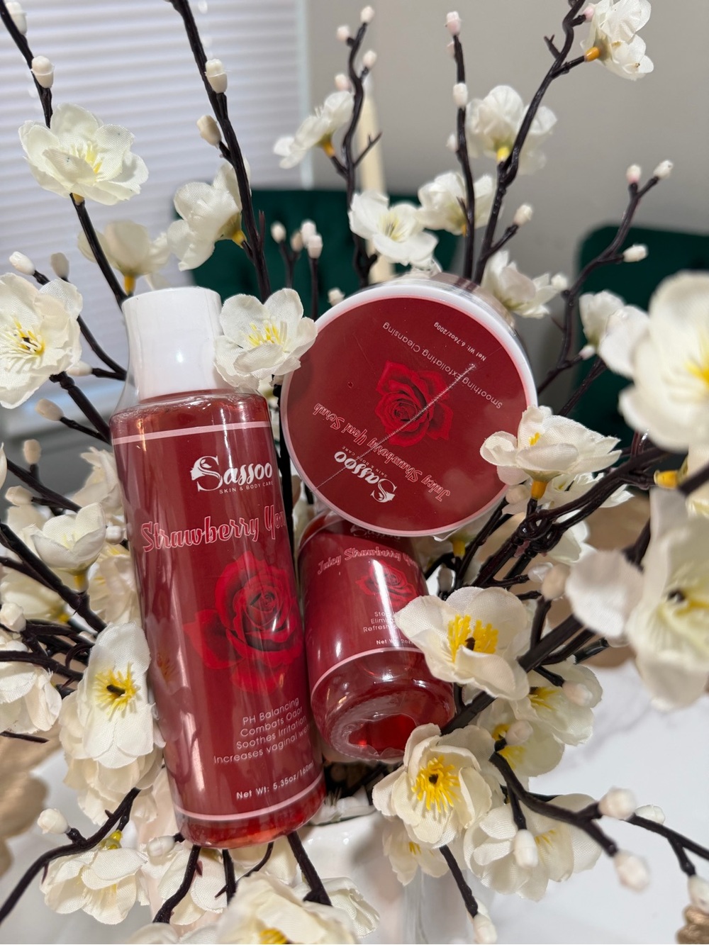 Strawberry Glow Body Set - Red
